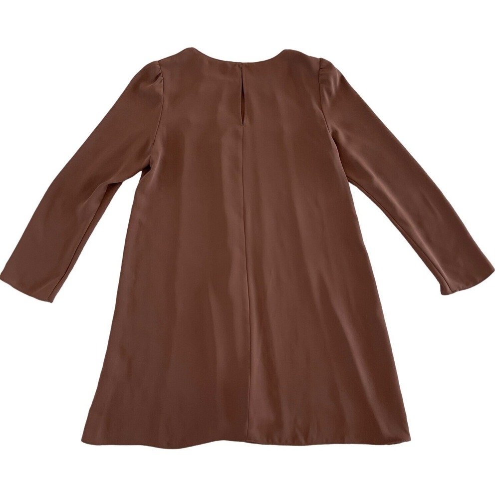 Amanda Uprichard New York‎ Brown Wendy Shift Mini Dress A-Line Size Medium Boho - Picture 10 of 10